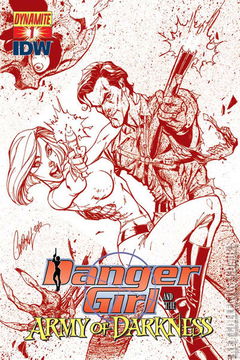 Variant Cover for Danger Girl and the Army of Darkness #1