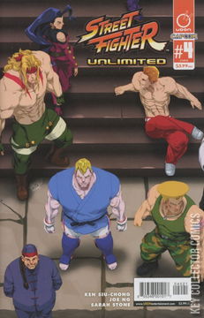 Variant Cover for Street Fighter Unlimited #4