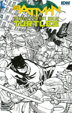 Variant Cover for Batman / Teenage Mutant Ninja Turtles #1