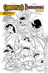 Variant Cover for Gargoyles / Darkwing Duck #2