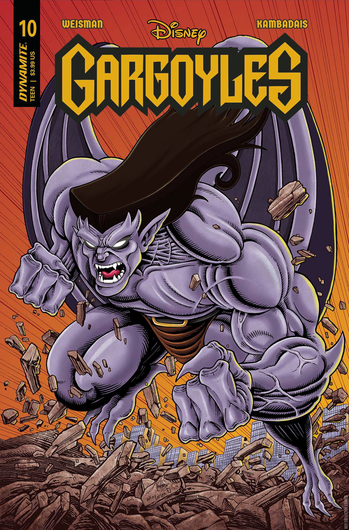 Variant Cover for Gargoyles #10