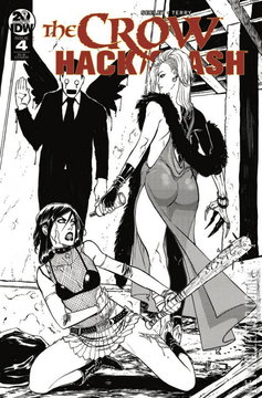 Variant Cover for The Crow: Hack / Slash #4