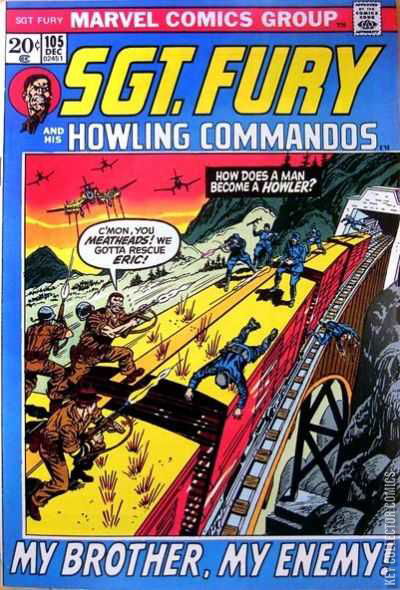 Cover art for Sgt. Fury and His Howling Commandos #105