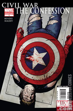 Variant Cover for Civil War: The Confession #1