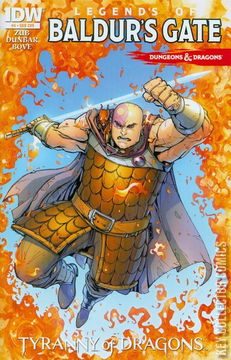 Variant Cover for Dungeons & Dragons: Legends of Baldur's Gate #4