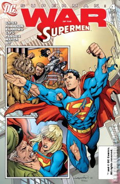 Variant Cover for Superman: War of the Supermen #4