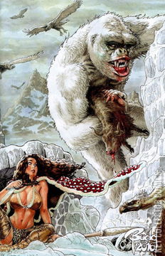 Variant Cover for Cavewoman: Freakin Yetis