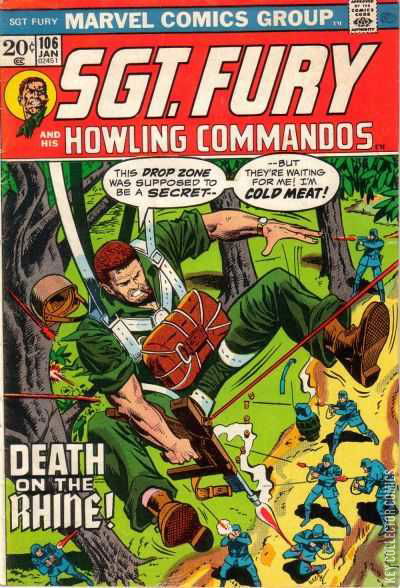 Cover art for Sgt. Fury and His Howling Commandos #106