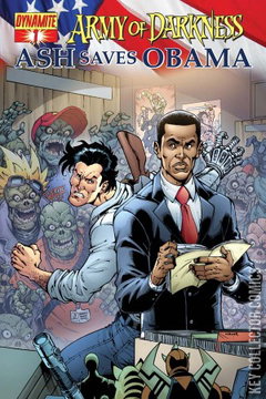 Variant Cover for Army of Darkness: Ash Saves Obama #1