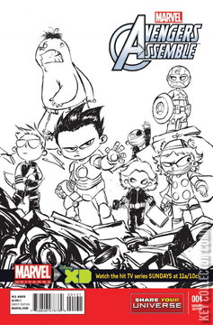 Variant Cover for Marvel Universe: Avengers Assemble #1
