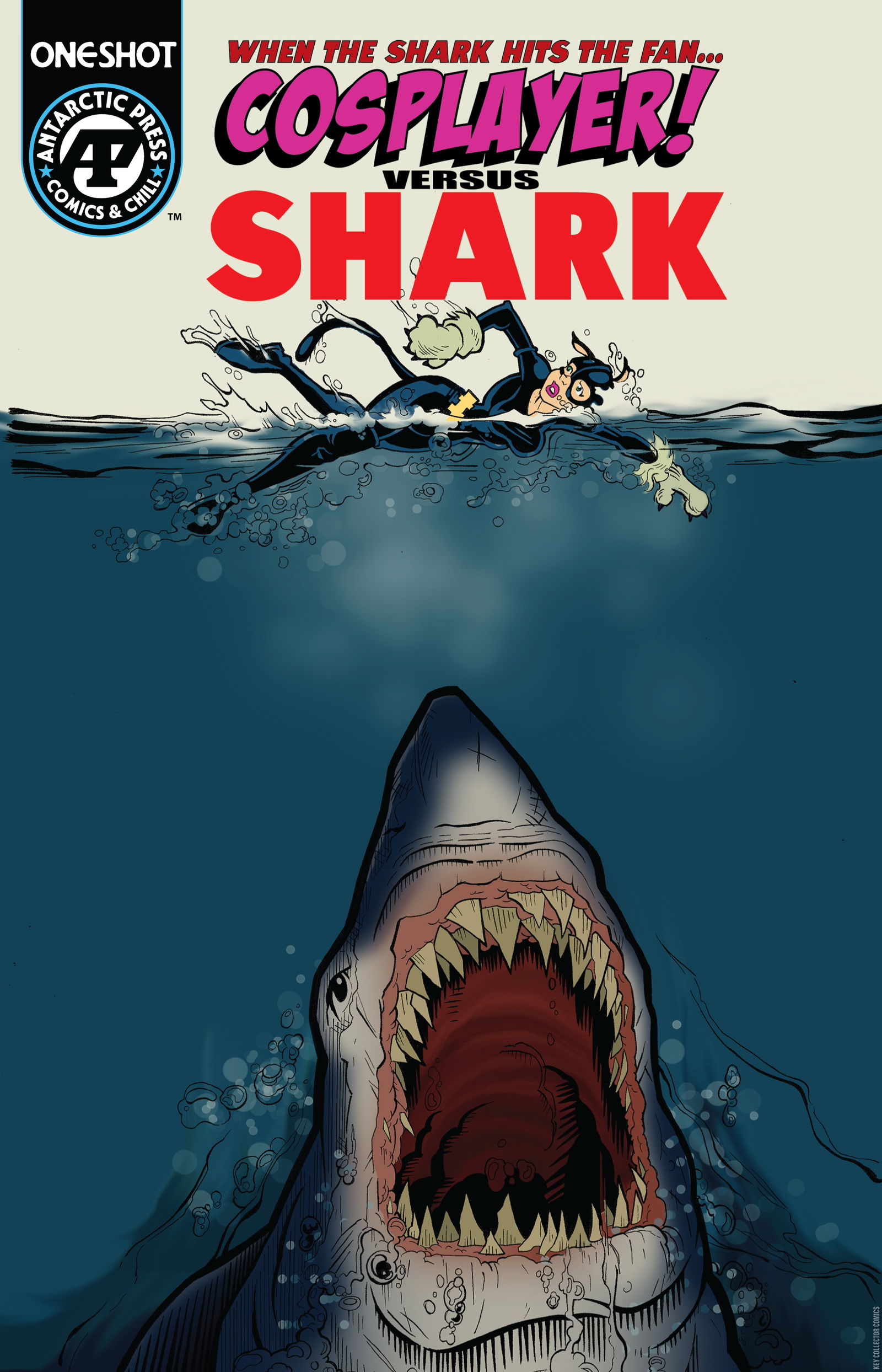 Cover art for Cosplayer! Versus Shark #1