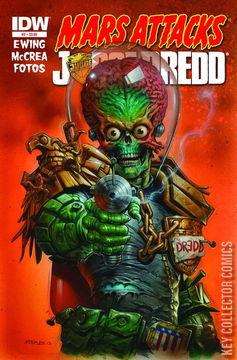 Variant Cover for Mars Attacks / Judge Dredd #2