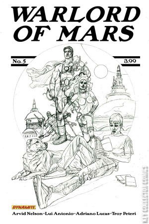 Variant Cover for Warlord of Mars #5