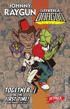 Variant Cover for The Johnny Raygun / Savage Dragon Team-Up