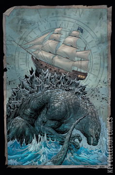 Variant Cover for Godzilla: Here There Be Dragons #1