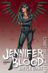 Cover for Jennifer Blood: Battle Diary #2