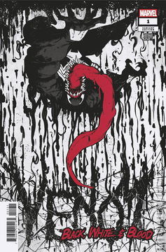Variant Cover for Venom: Black, White & Blood #1