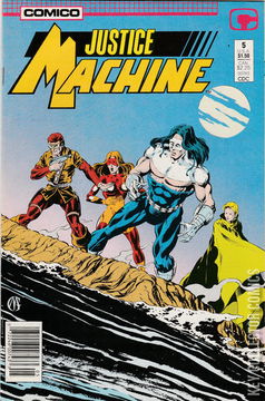 Variant Cover for Justice Machine #5