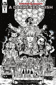 Variant Cover for Dungeons & Dragons: A Darkened Wish #1