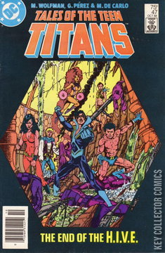 Variant Cover for Tales of the Teen Titans #47