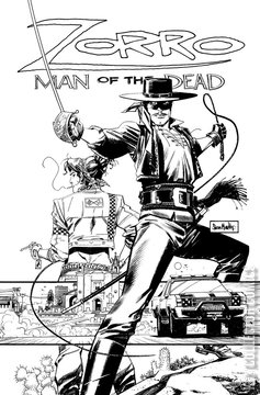 Variant Cover for Zorro: Man of the Dead #2