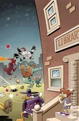 Variant Cover for Justice Ducks #4