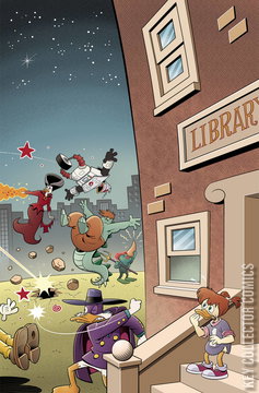 Variant Cover for Justice Ducks #4