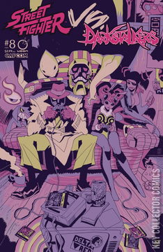 Variant Cover for Street Fighter vs. Darkstalkers #8