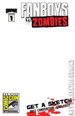 Variant Cover for Fanboys vs. Zombies #1