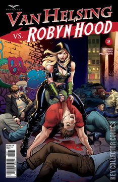 Variant Cover for Van Helsing vs. Robyn Hood #2