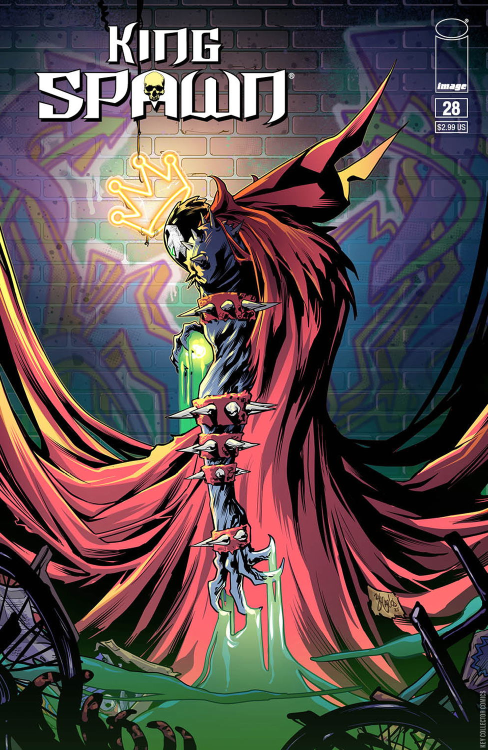 Cover art for King Spawn #28