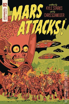 Variant Cover for Mars Attacks #2