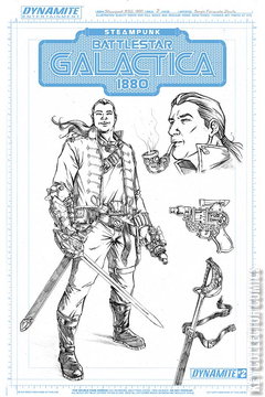 Variant Cover for Battlestar Galactica: Steampunk 1880 #2