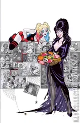 Variant Cover for Harley Quinn x Elvira #6
