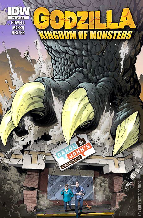 Variant Cover for Godzilla Kingdom of Monsters #1
