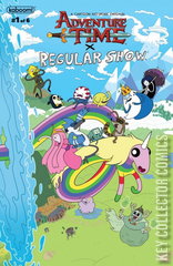 Variant Cover for Adventure Time / Regular Show #1