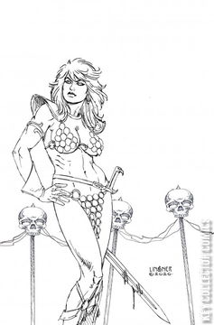 Variant Cover for Red Sonja: The Price of Blood #3