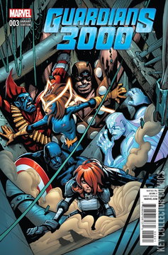 Variant Cover for Guardians 3000 #3