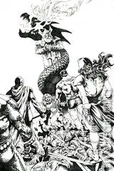 Variant Cover for Red Sonja: The Superpowers #1