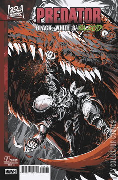 Variant Cover for Predator: Black, White & Blood #1
