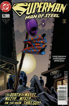 Variant Cover for Superman: The Man of Steel #75