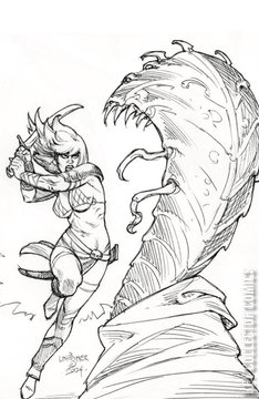 Variant Cover for Red Sonja: Empire of the Damned #4