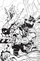 Variant Cover for Mighty Barbarians #5