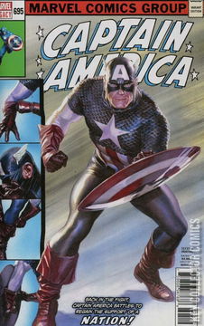 Variant Cover for Captain America #695
