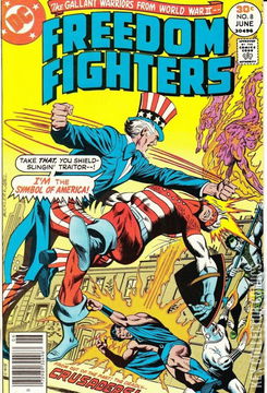 Variant Cover for Freedom Fighters #8