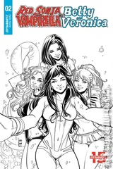 Variant Cover for Red Sonja and Vampirella Meet Betty and Veronica #2