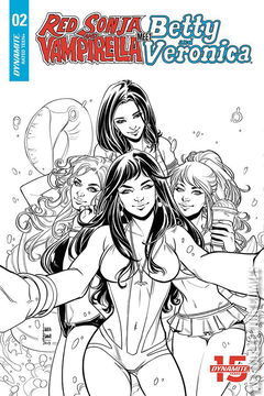 Variant Cover for Red Sonja and Vampirella Meet Betty and Veronica #2