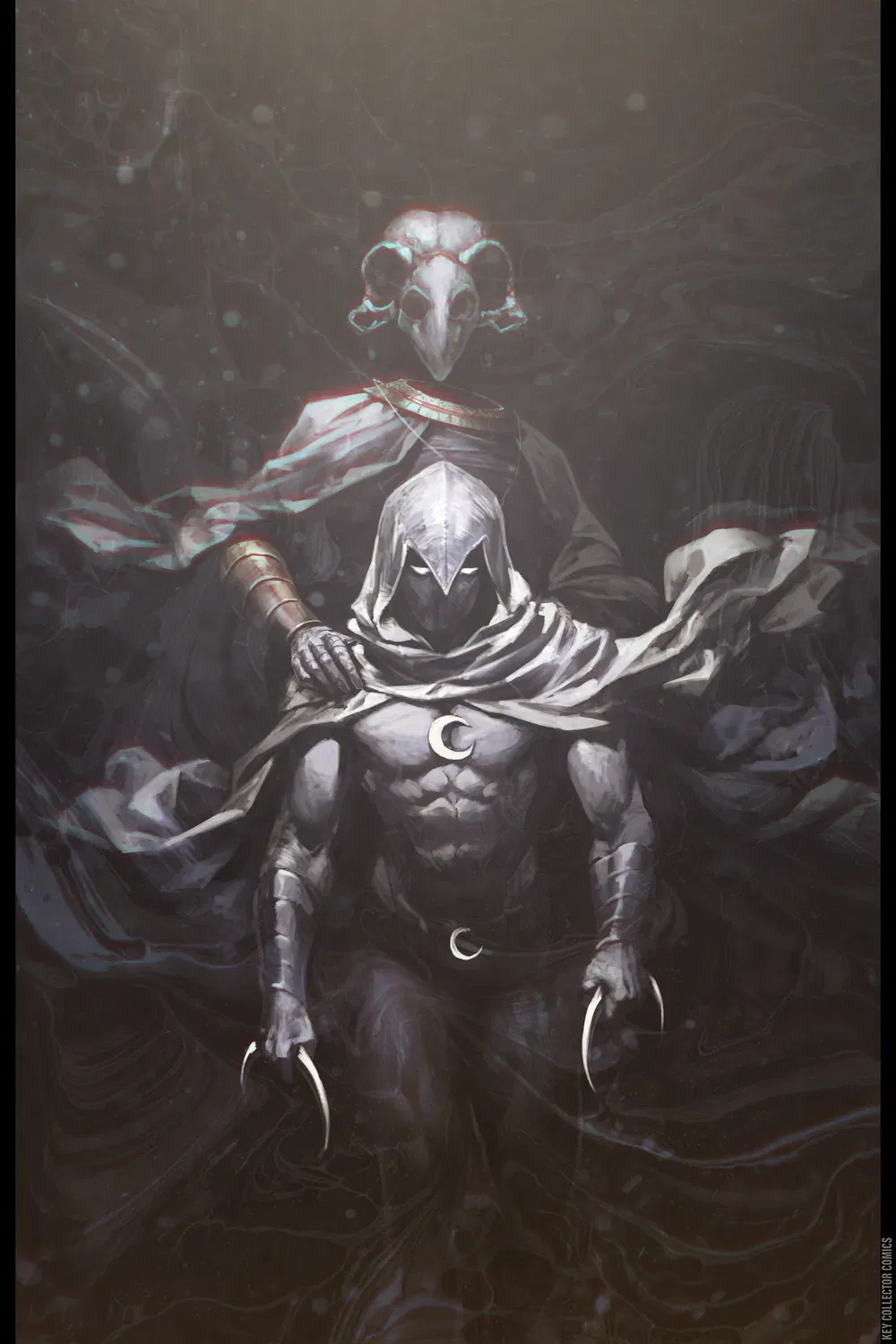 Variant Cover for Moon Knight: Black, White & Blood #1