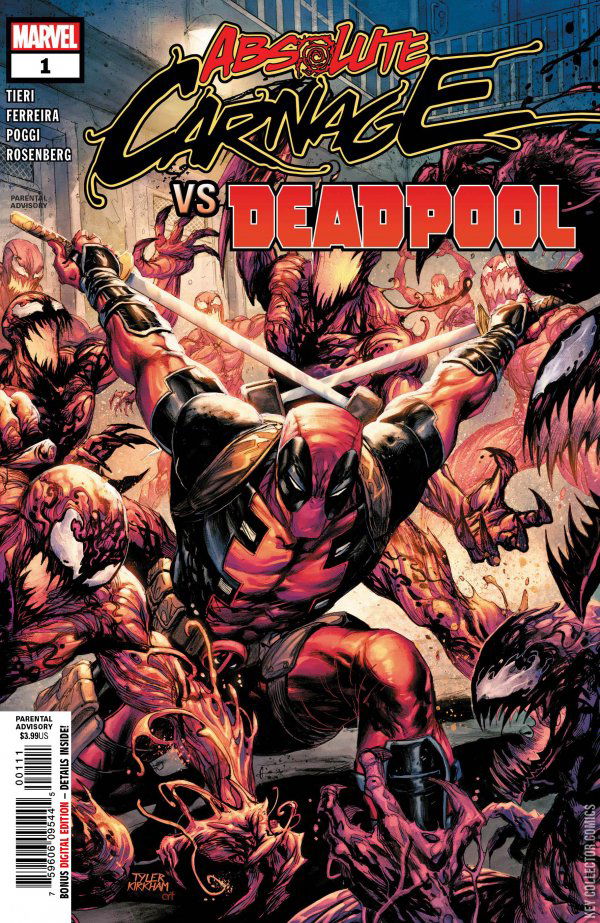 Absolute Carnage Vs Dead Pool 2024 #3 Mark Bagley cover