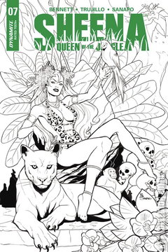 Variant Cover for Sheena, Queen of the Jungle #7